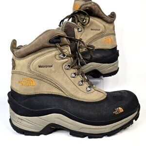 The North Face Baltoro 200 Tan Black Waterproof Winter Boots Men's Size 13